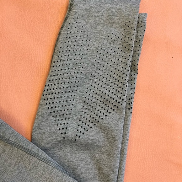 Nike Light Green Running Leggings - Picture 2 of 6